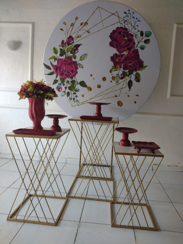 KIT GOLDEN WITH LINES - LOCAÇÃO