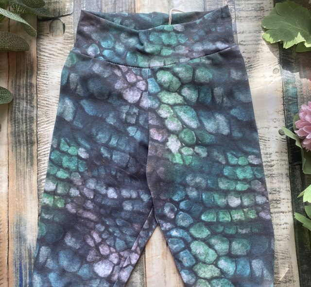 Dino Scales Leggings 3-6m