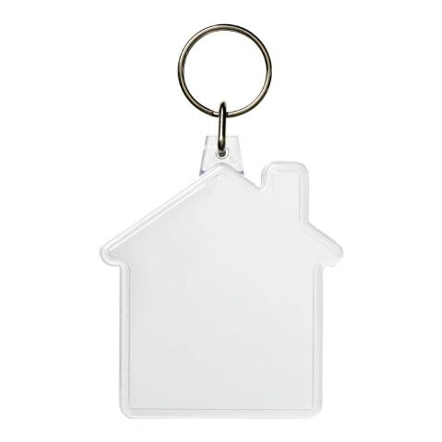 Combo house-shaped keychain