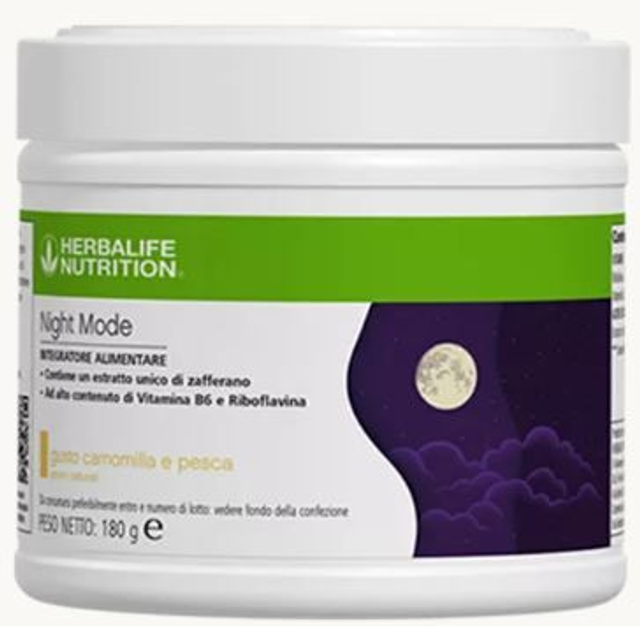 Herbalife® Night Mode Camomilla & Pesca – Integratore Notturno con Zafferano e Vitamina B6
