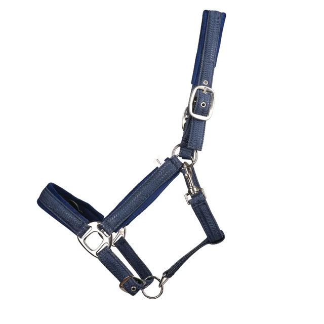 HY Mermaid Shimmer Head Collar & Lead Rope NAVY
