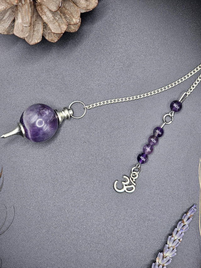 Pendule séphoroton amethyste