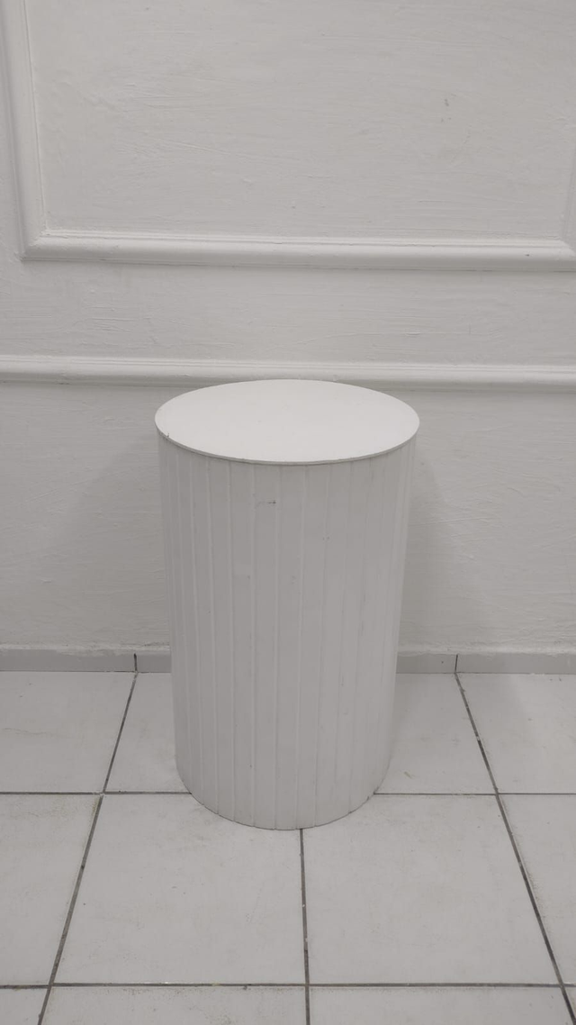 CILINDRO RIPADO BRANCO - LOCAÇÃO  