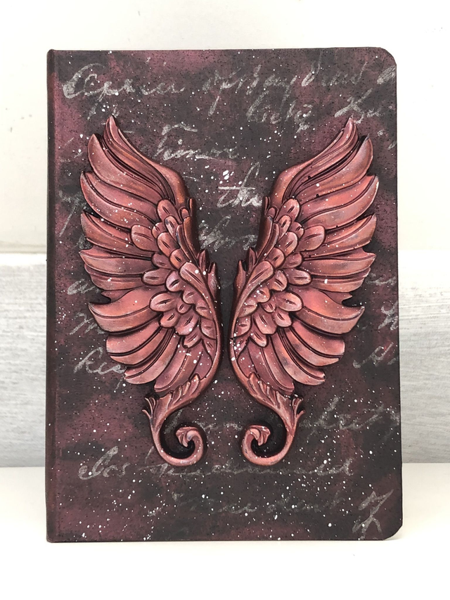 Carnet Angel Wings Red