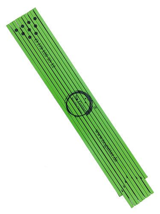 No Gutter Reactive Zollstock aus hochwertigem Buchenholz