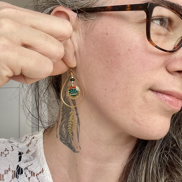 Boucles d’oreilles acier inoxydable