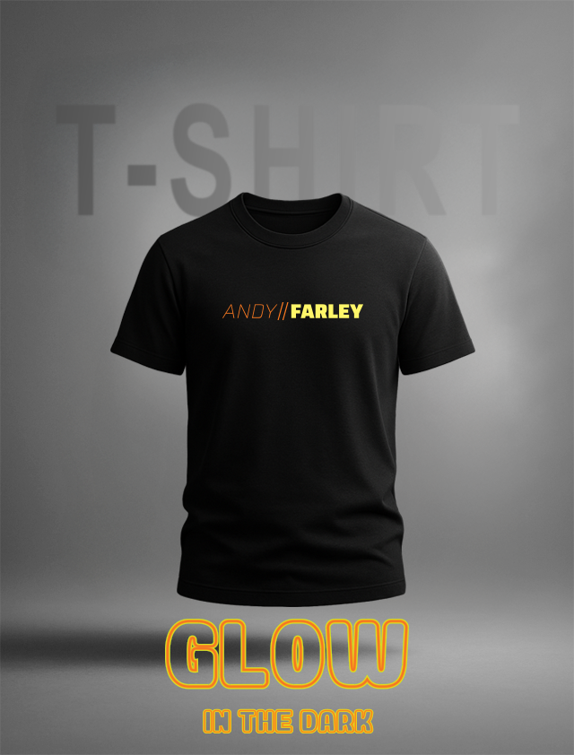 Andy Farley Glow T-Shirt (Green Orange / Neon Yellow Dark/UV)