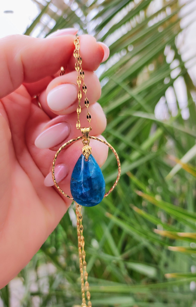 Collier "Évidence" Apatite