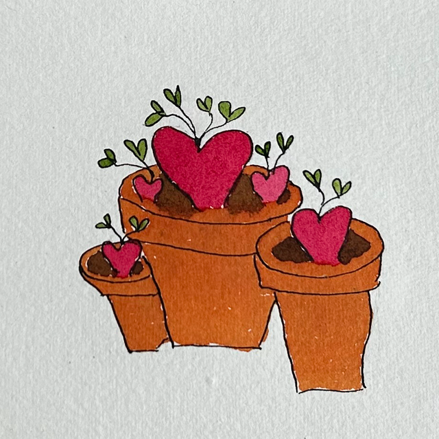 Cultivating Love (Unframed and unmounted)