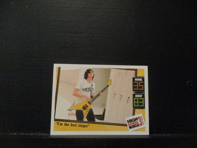 "I'm The Best Singer" - Quote Card High School Musical 3 Senior Year Original Trading Card