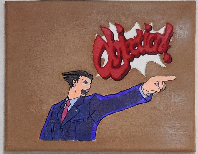 Toile brodée Phoenix Wright Ace Attorney