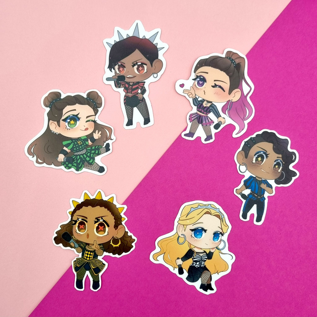 SIX Musical Set | Queens | STICKERS