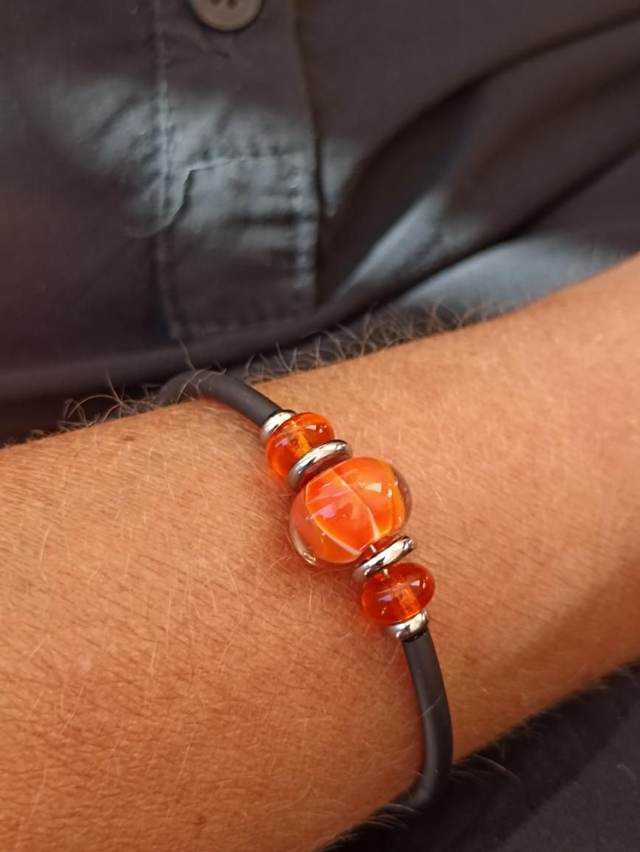Bracelet en verre rigide 