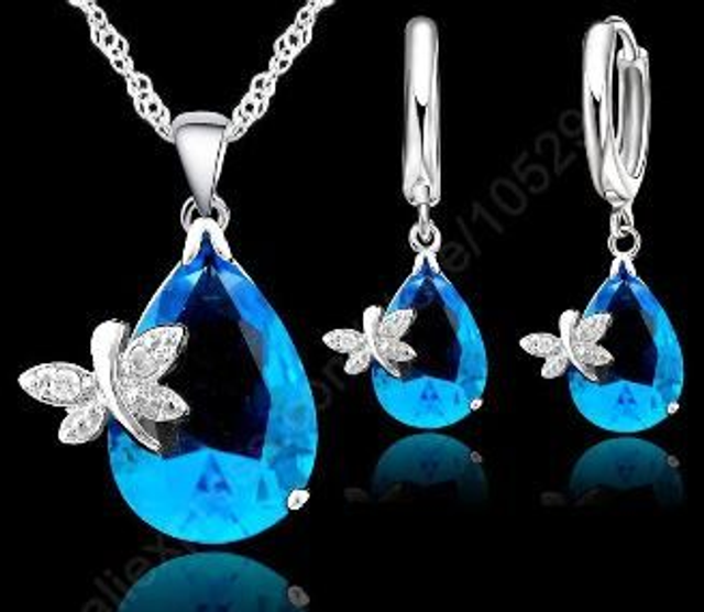 Sterling Silver Crystal sets