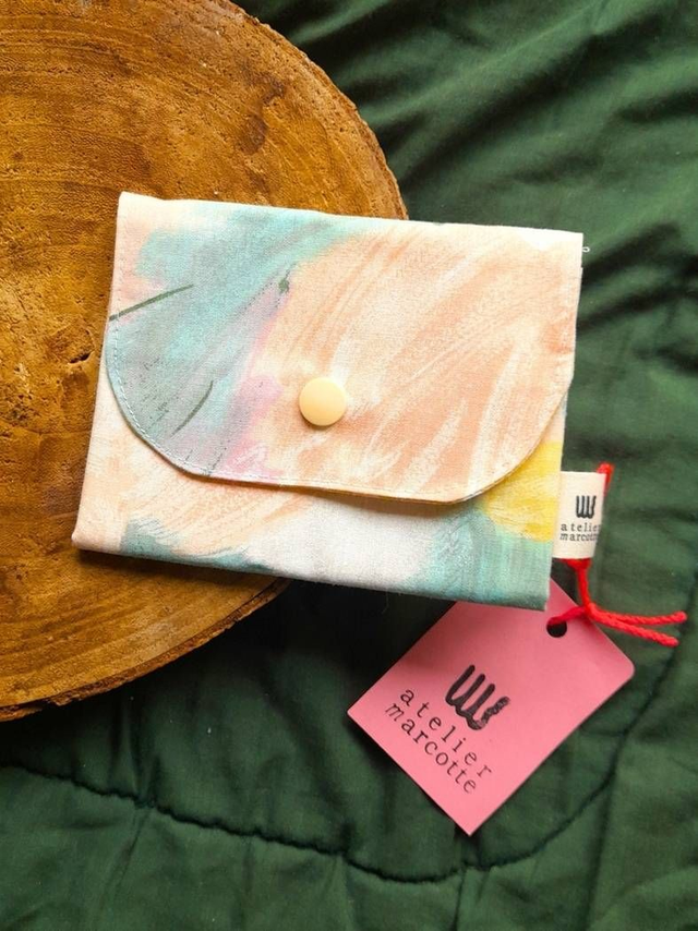 Porte-monnaie Mirabelle - 99% upcyclé, fabriqué en Occitanie