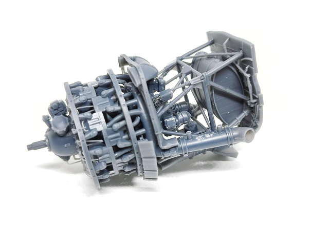 1/48 B-26 Marauder opened engines for ICM ref: ED-48006