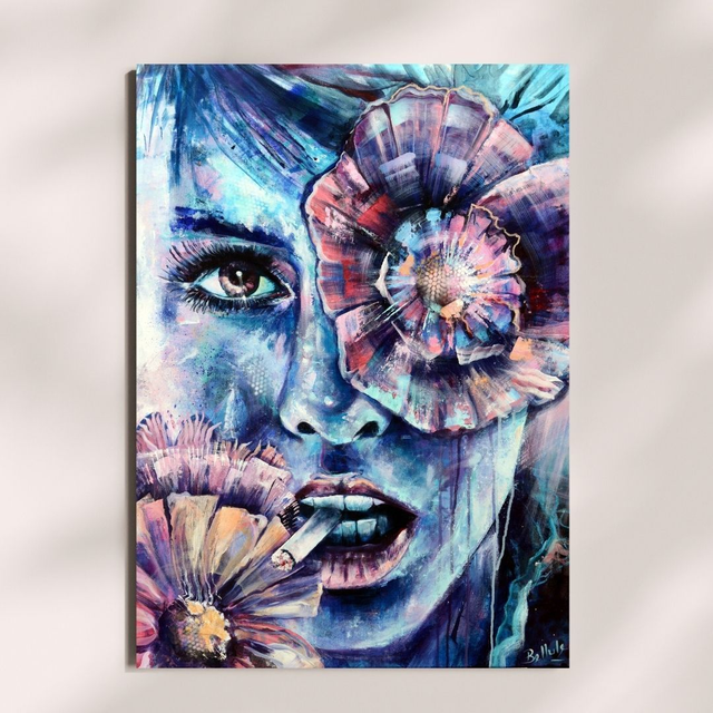 Reproduction d’art A3 sur papier photo – « Anémone » – Bellule Art