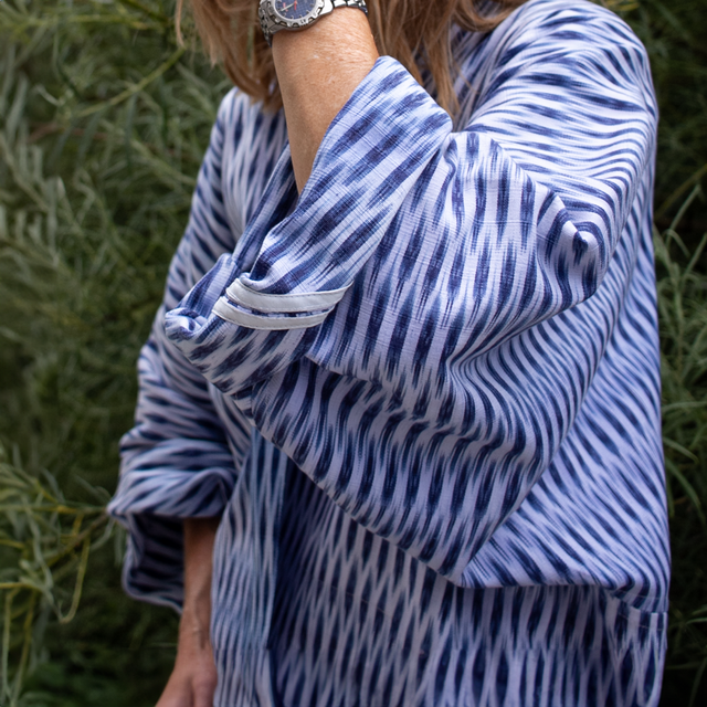 Kimono Tacabamba, Indigo, 3