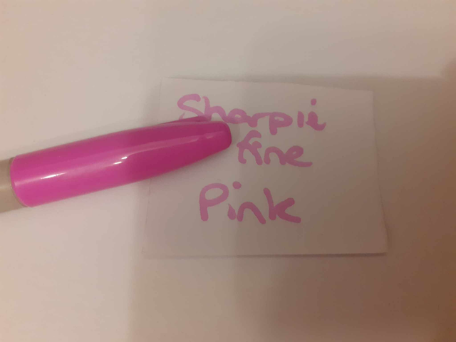 Zelebs in shed CHOOSE YOUR MARKER Sharpie Fine PINK