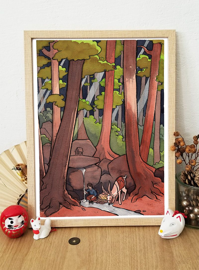 Poster | Ashitaka &amp; la Forêt de Mononoke