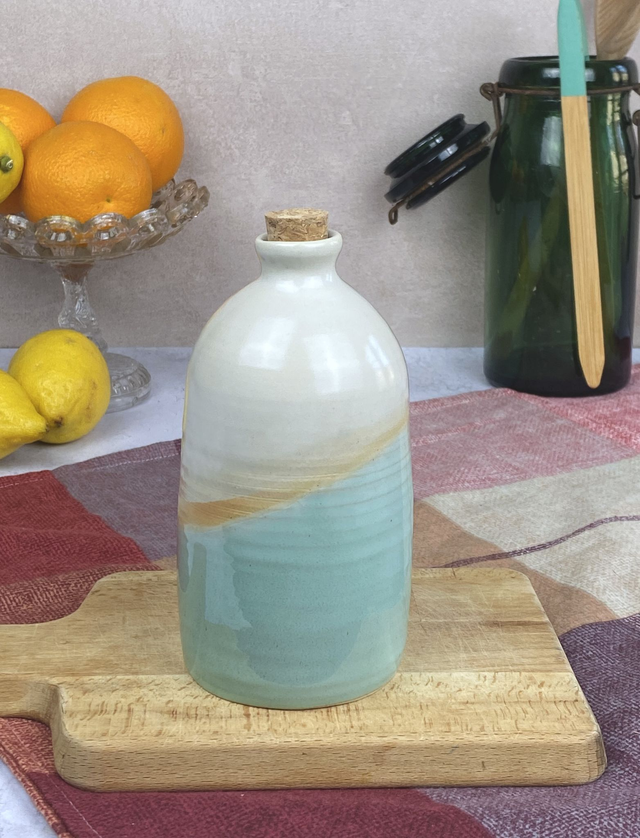 Bouteille _ Blanc & lagon