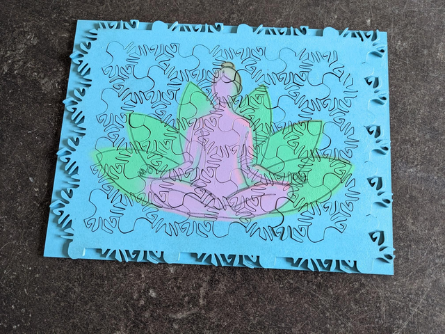 Puzzle Boudha Lotus 56 pces