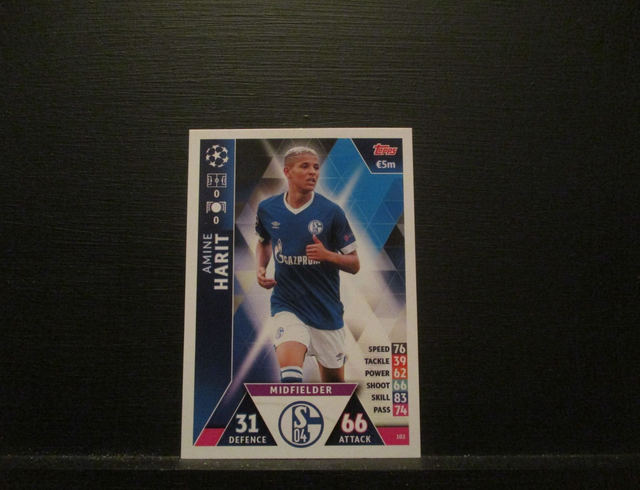 Amine Harit - UEFA Champions League Match Attax 2018/19 Original Trading Card #102