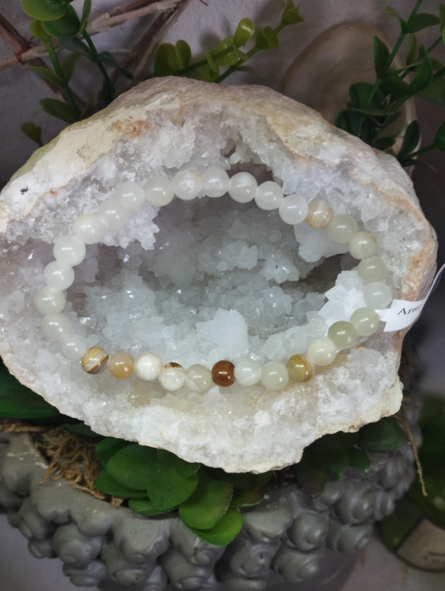 Bracelet Aragonite 6mm
