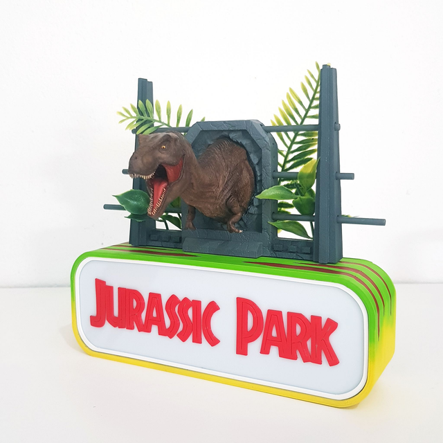 Lámpara Jurassic Park