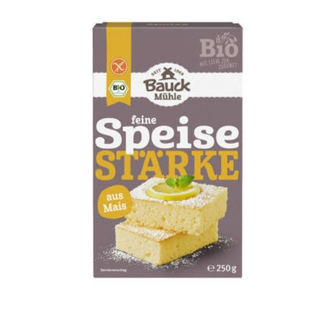 Bauck Mühle Speisestärke Mais glutenfrei, 250g Packung