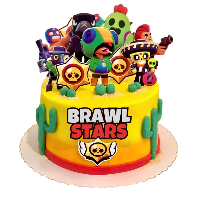 Brawl stars tema tårta