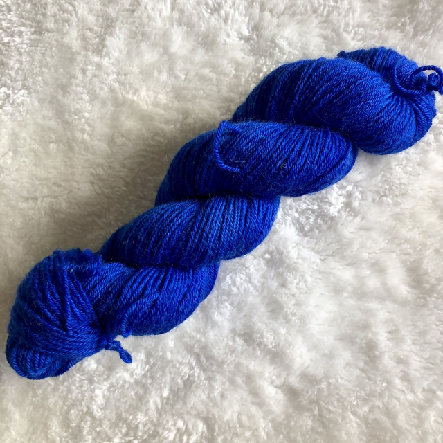 International Guillotine Blue (IGB)  — 100% BFL DK — 100g
