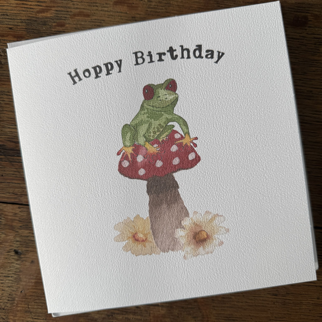 WP20 Frog on Mushroom