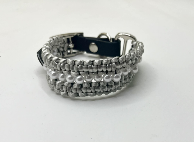 Collier Verone Gris perle 