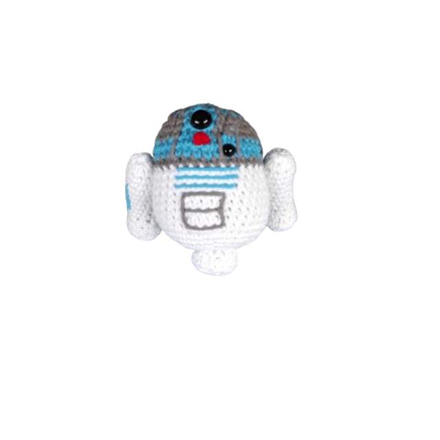 Mini Peluche R2-D2 – Amigurumi Fait Main 🤖