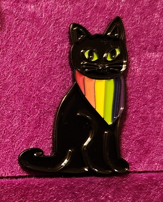 Black Cat With Bandanna