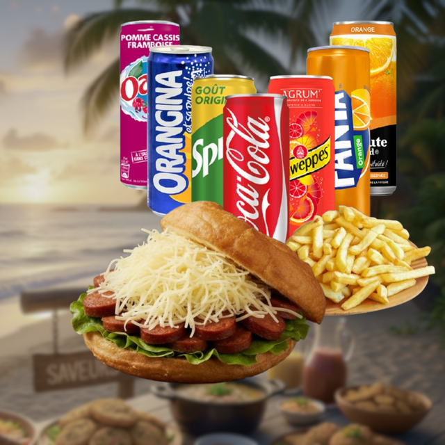 Menu Bokit B10 : Merguez, Fromage