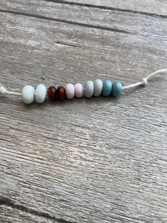 10 perles au chalumeau 