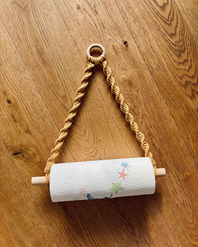 Makramee Küchenpapierhalter