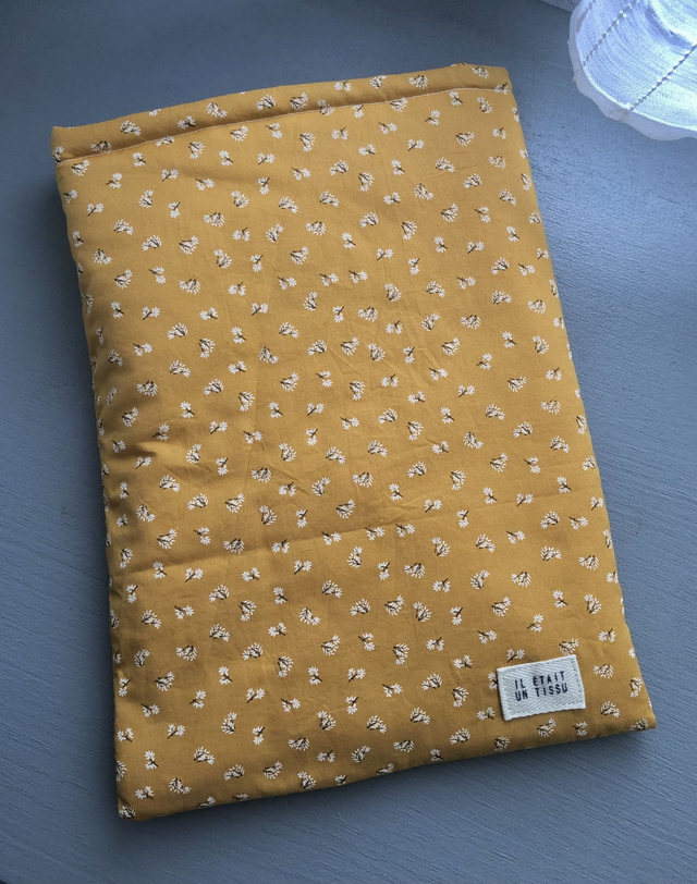 Pochette à livre molletonnée, grand format 