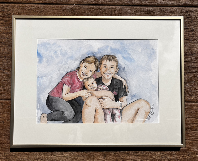 Portraits à l’aquarelle