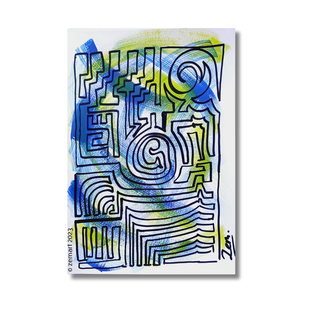 Dessin #044, Série Aborigène