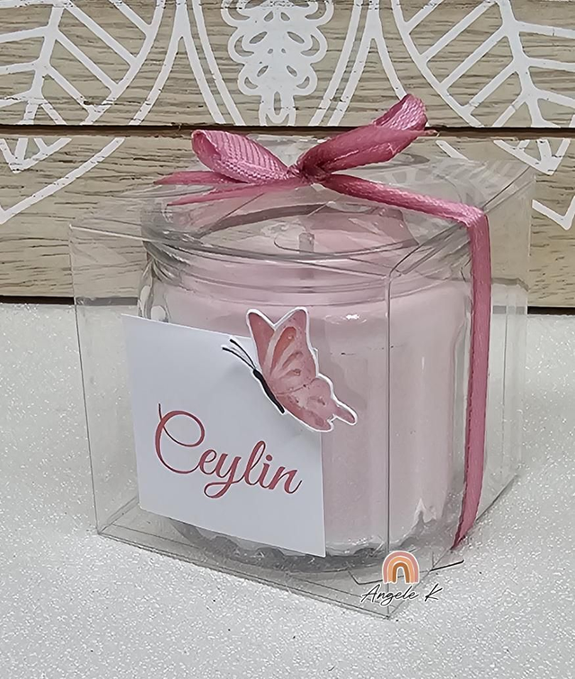 Mini bougie personnalisée