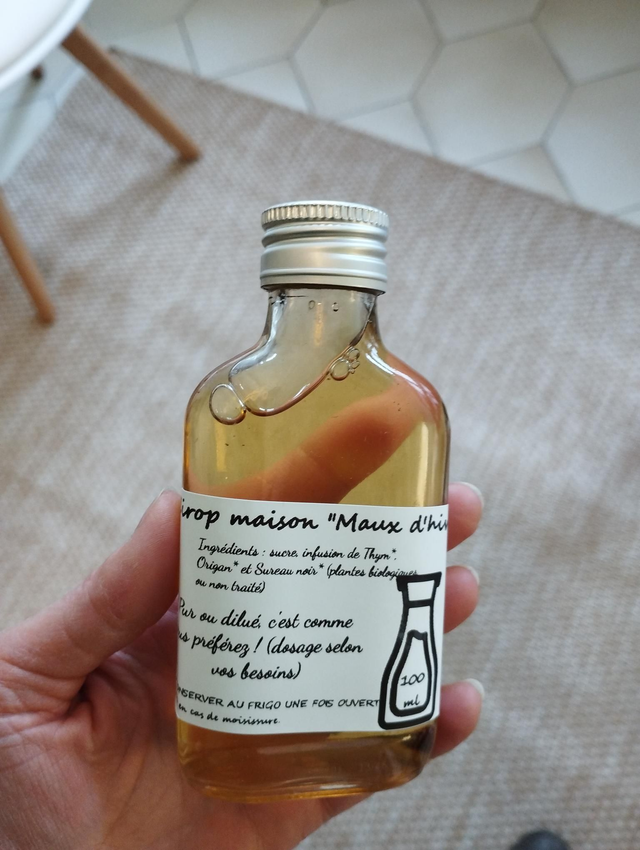 Sirops maison plusieurs choix