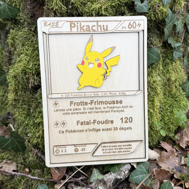 Pokémon - Carte Pikachu