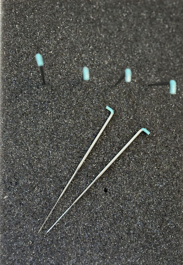 40 Gauge Triangular Felting Needle - Mint Green (Medium)