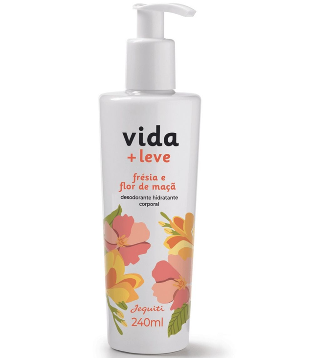 Desodorante Hidratante Corporal Vida + Leve Frésia E Flor De Maçã - 240 ml