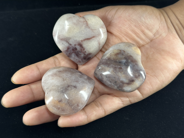 Heart - Purple Agate