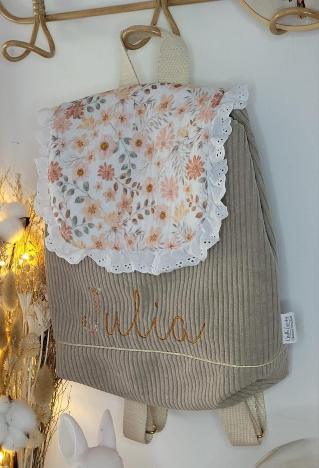 Sac à dos fleuri Domitille 💐