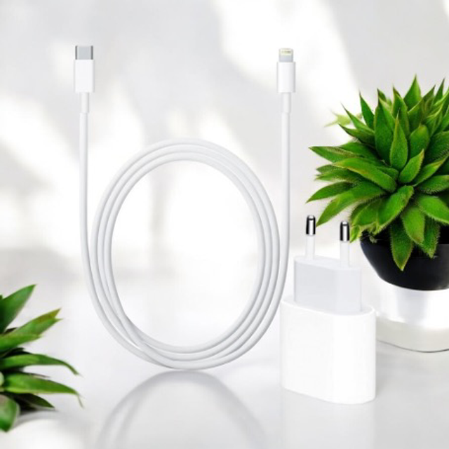 Kit Chargeur Câble USB-C / Lightning 20W - Mayline